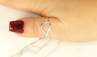 Thumb Ring for Men or Women//  Sterling SilverRing/Thumb Rings,Boho Style Rings,Pear Ring