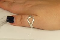 Thumb Ring for Men or Women//  Sterling SilverRing/Thumb Rings,Boho Style Rings,Pear Ring