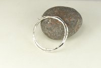 Hoop Earrings, Circle Earrings,Sterling Silver, Medium or Large Hammered Hoops