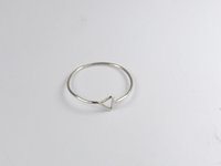 Triangle ring, Minimal Ring ,Geometric Sterling Silver Ring