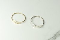 Midi Ring or Pinky Ring, adjustable Ring,  Sterling Silver Midi Ring, Hammered Gold or Silver