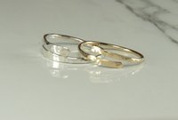 Midi Ring or Pinky Ring, adjustable Ring,  Sterling Silver Midi Ring, Hammered Gold or Silver