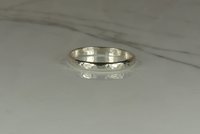 Wedding Ring-Sterling Silver ring,Hammered ring