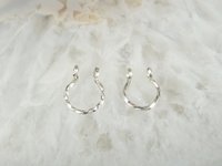 Faux Septum Ring, Sterling Silver or gold filled nose ring-Fake Nose Ring