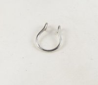 Septum Ring, Sterling Silver Nose Ring-Faux Nose Ring-Sterling silver 16 gauge wire
