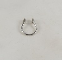 Septum Ring, Sterling Silver Nose Ring-Faux Nose Ring-Sterling silver 16 gauge wire