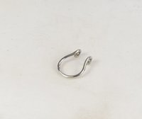 Septum Ring, Sterling Silver Nose Ring-Faux Nose Ring-Sterling silver 16 gauge wire