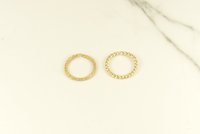 Gold Septum Ring, Sparkle or Twist Wire, 20 gauge Gold Filled-lightweight,  Nose Ring