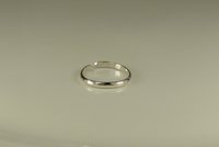 Skinny Toe Ring, Sterling Silver AdjustableToe Ring, Smooth Ring, Midi Ring