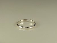 Skinny Toe Ring, Sterling Silver AdjustableToe Ring, Smooth Ring, Midi Ring