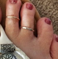 Skinny Toe Ring, Sterling Silver AdjustableToe Ring, Smooth Ring, Midi Ring