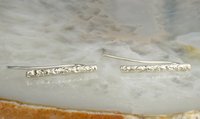 Bar Earring, Climber Earring, Sterling Silver Earring,  Boho earring