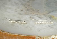 Bar Earring, Climber Earring, Sterling Silver Earring,  Boho earring