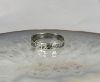 Wedding ring Silver Band Ring-Oxidised ring, Sterling Silver ring-Thumb ring-Black ring