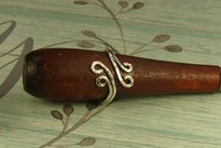 Thumb Ring, Bypass ring, Wind Symbol Ring, Boho Ring, 16 gauge Double wire