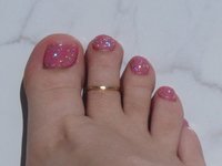 Gold Toe Ring, AdjustableToe Ring, Hammered Ring, Midi ring