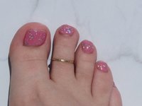 Gold Toe Ring, AdjustableToe Ring, Hammered Ring, Midi ring