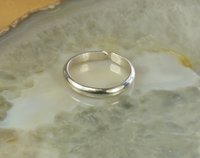 Toe Ring, Sterling Silver,Adjustable Toe ring, Body Jewelry