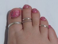 Toe Ring, Sterling Silver,Adjustable Toe ring, Body Jewelry