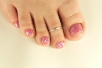 Toe Ring, Sterling Silver,Adjustable Toe ring, Body Jewelry