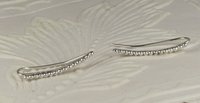 Ear Climber,  Sterling Silver Earring,  Bead earring