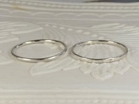 Stacking Rings, Thumb  ring,Sterling Silver Ring-Silver Hammered or smooth Ring-Band Ring
