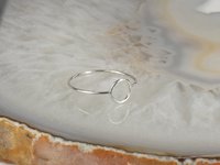 Circle ring, Purity Ring, Sterling Silver Ring, Minimal Ring,Boho Look