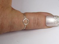 Circle ring, Purity Ring, Sterling Silver Ring, Minimal Ring,Boho Look