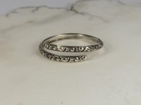Wrap around ring,Pinky Ring, Sterling Silver Ring,Adjustable Ring