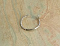 Sterling Silver Lip Ring-Faux Lip Ring-Silver Lip Ring-Fake lip Ring