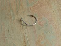 Sterling Silver Lip Ring-Faux Lip Ring-Silver Lip Ring-Fake lip Ring