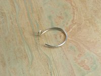 Sterling Silver Lip Ring-Faux Lip Ring-Silver Lip Ring-Fake lip Ring