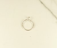 Sterling Silver Lip Ring-Faux Lip Ring-Silver Lip Ring-Fake lip Ring