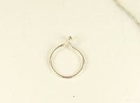 Sterling Silver Lip Ring-Faux Lip Ring-Silver Lip Ring-Fake lip Ring