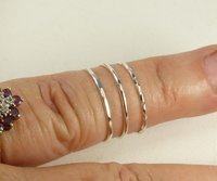 Midi Ring, Knuckle Ring, Sterling Silver ring, 3 styles, Boho Ring