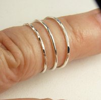 Midi Ring, Knuckle Ring, Sterling Silver ring, 3 styles, Boho Ring