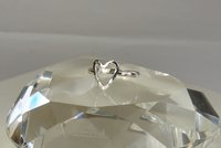 Pinky Ring,Knuckle Ring,Midi Ring, Heart ring,Sterling Silver