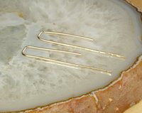 Rectangle Earrings, Gold Fill earrings,  Hammered Dangle Earrings, Geometric Hoops