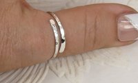Bypass Ring ,16 Gauge,Thumb Ring, Sterling Silver ring,  Minimalist Ring,Midi ring