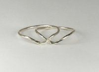 Chevron Ring,Minimal Jewelry, Thumb ring,  16 gauge, sterling silver