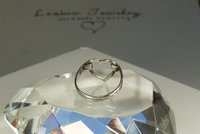 Sterling Silver Ring, Heart ring, Midi Ring, Boho Style Rings