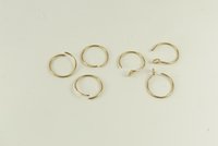 Gold nose ring, 20,22 gauge Ring, lightweight ,Thin ring