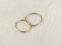 Hoop Earrings,  Conch Piercing- Tiny Hoops, 20 gauge wire, Gold  or Sterling silver earrings