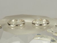 Toe Ring-Sterling Silver Toe ring- Smooth or hammered Toe Ring-Body Jewelry