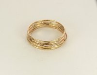 Stack rings,18 gauge Rings, stacking rings, Boho Style,Gold Rings