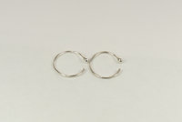Nose Ring,  Sterling Silver Ring,Ball End nose rings ,20 gauge wire