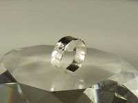 Toe Ring, Sterling Silver,Adjustable, Hammered Ring