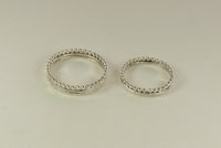 Wedding rings, Hammered Bands, Sterling Silver ring,  Thumb Ring