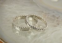 Wedding rings, Hammered Bands, Sterling Silver ring,  Thumb Ring