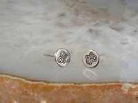 Stud earrings,  Butterfly,  Sterling Silver Earrings,  Minimal Earrings